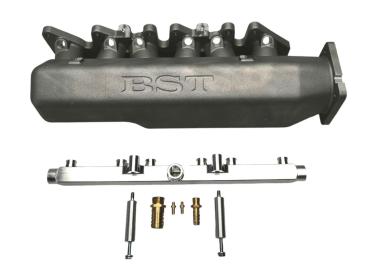 Preview: VR6 turbo Ansaugbrücke mit "billet" Einspritzleiste 1200PS+